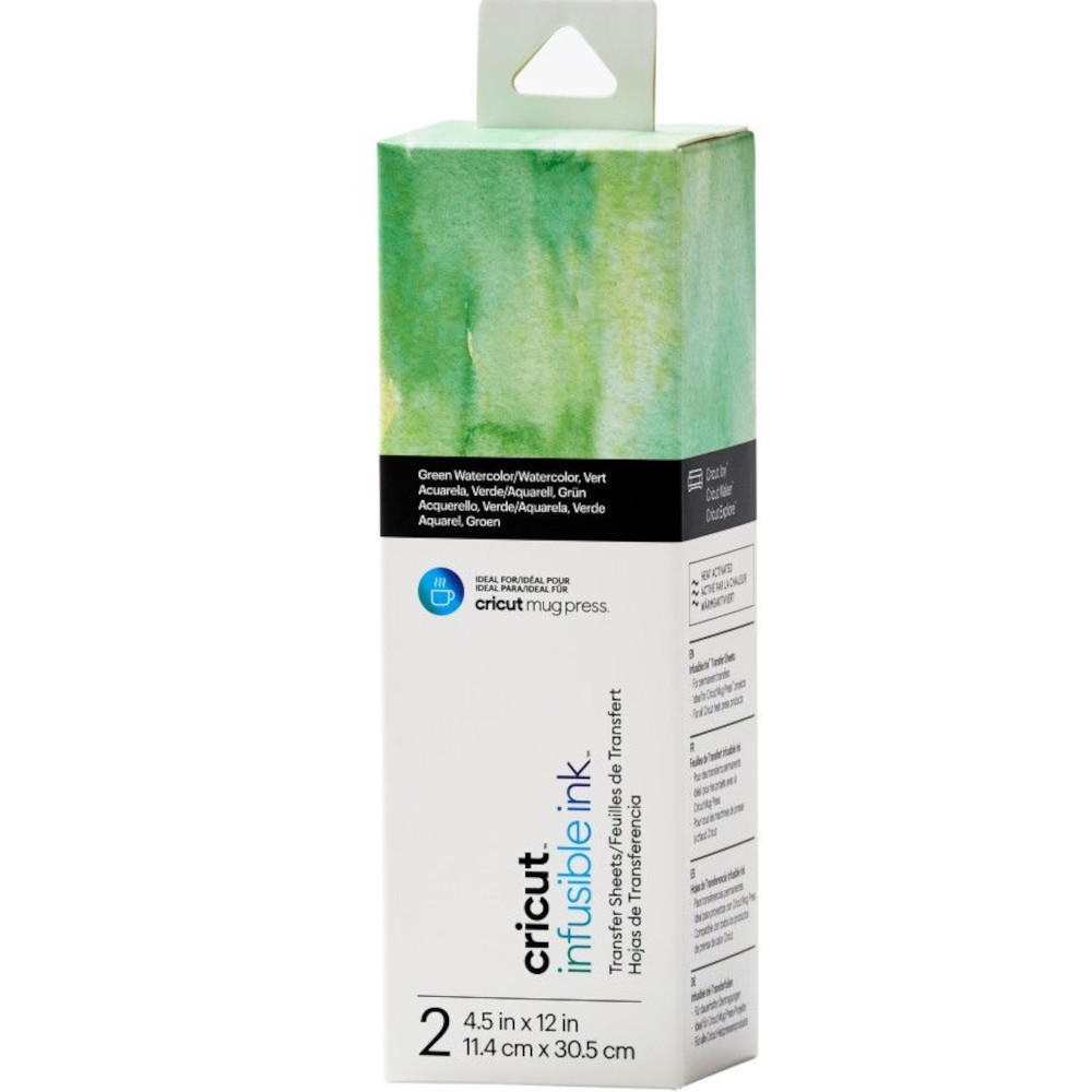 Cricut 2008889 Infusible Ink Transferfolie green watercolor